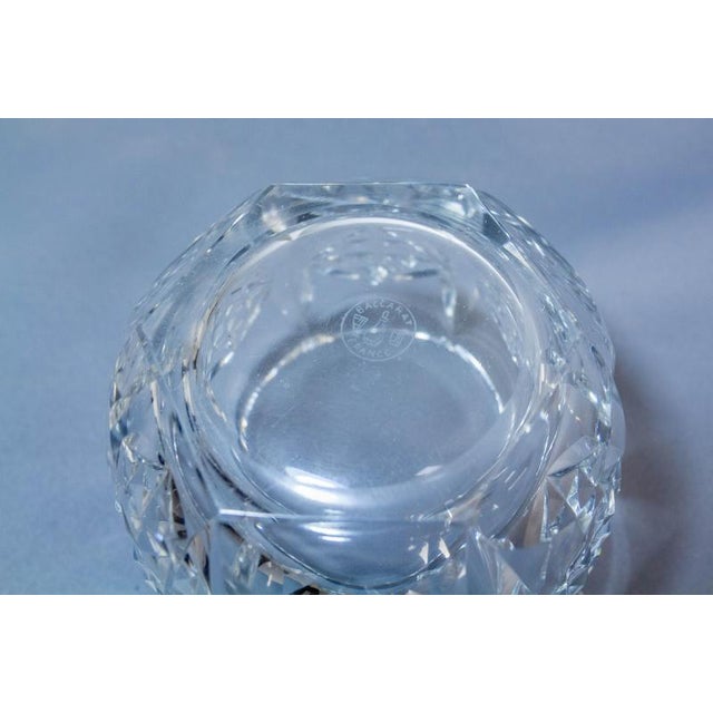 Cristal Center Piece Baccarat Empty Pocket, French 1960, Set of 2 For Sale - Image 6 of 7