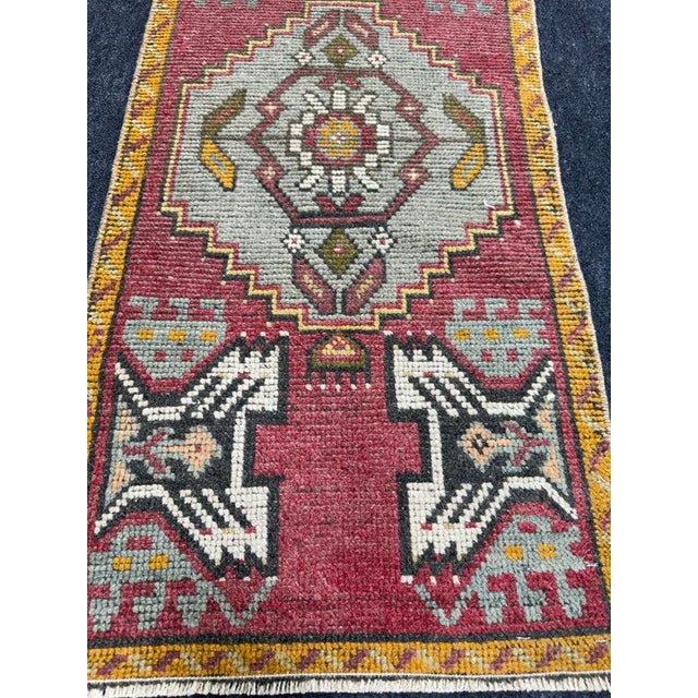 Contemporary Turkish Yastik Rug 1'6" x 3' For Sale - Image 3 of 5
