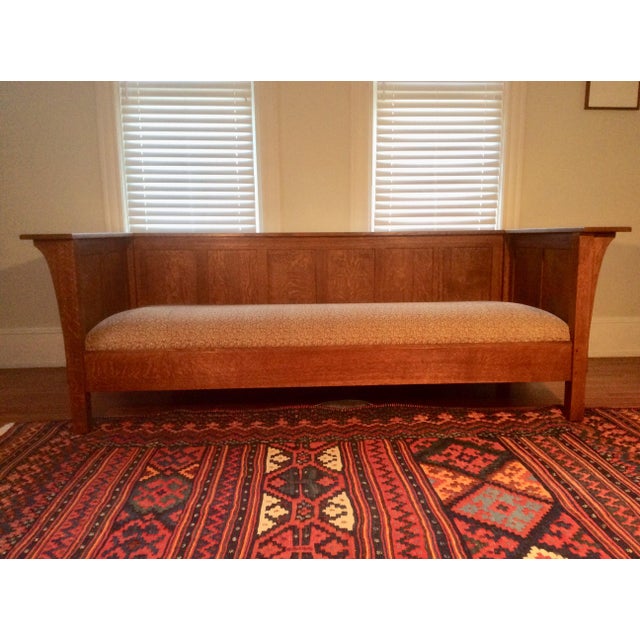 Stickley Mission Style Prairie Settle Sofa Chairish
