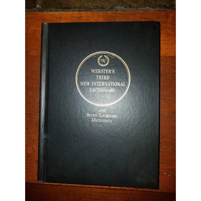 Websters Third New International Dictionary, Volume 1, 2 & 3 For Sale - Image 4 of 6