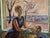 Mid-Century Modern 'Figures at the Window' Vintage Swedish Expressive Figurative Oil Painting, Framed For Sale - Image 10 of 14