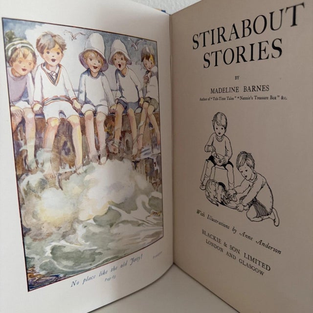 1930s Stirabout Stories by Madeline Barnes, First Edition Publ. Glasgow, UK 1939 For Sale - Image 5 of 10