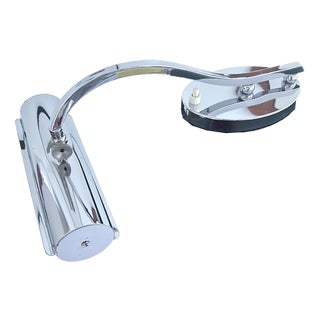 Art Deco French Piano Study Lamps in Chrome For Sale