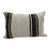 Turkish Hemp Pillow Cushion Natural Cream Black Brown Pillow Cushion Cover 16" x 24" For Sale