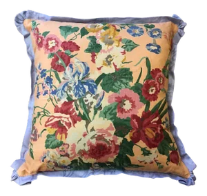Cottage Style Linen Pillow