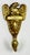 Vintage brass wall hook featuring detailed eagle motif. Patina. Holes for hanging. No hardware included.