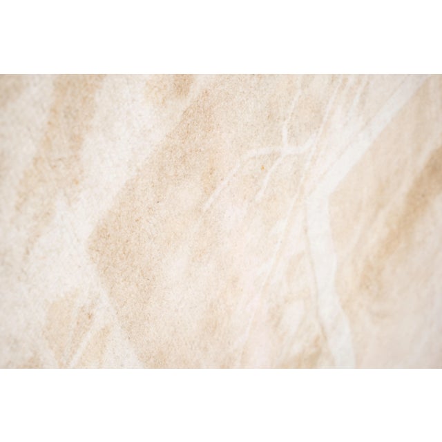 Textile Vintage Turkish Oushak Rug With Pastel Color 5'4'' X 8'4'' For Sale - Image 7 of 11