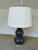 Blue Triple Gourd Lamp on Acrylic Base. For Sale - Image 8 of 8