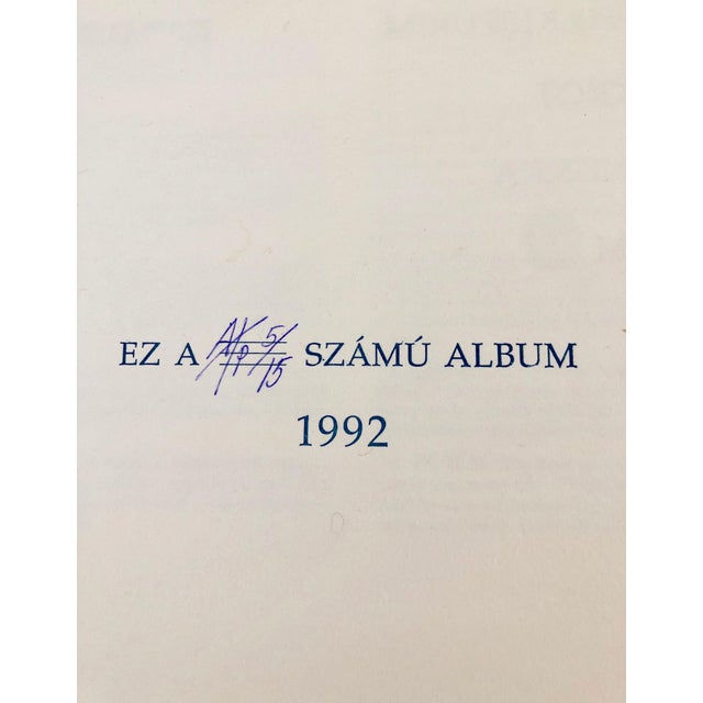 Janos Kass, Hungarian Modernist Judaica Etching Print Kiddush, Jewish Rabbi at Shabbat Feast, 1992 For Sale In Miami - Image 6 of 11