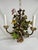 Vintage Italian Tole Floral Bouquet Chandelier For Sale - Image 12 of 12