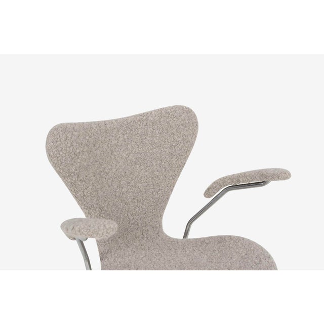 1960s Arne Jacobsen Sevener Desk Chair, Model 3117 For Sale - Image 9 of 12