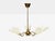 Mid-Century Modern Swedish Modern, Pendant Light, Opaline Glass, Brass, Sweden, 1940s For Sale - Image 3 of 10