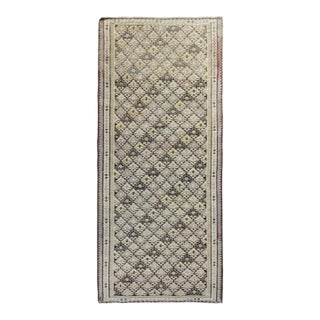 Early 20th Century Persian Qazvin Kilim Rug For Sale