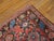Persian 1930s Red Floral Antique Persian Bijar Rug 4'1" X 14'5" Knotted Wool Carpet For Sale - Image 3 of 4