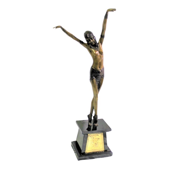 Art Deco Egyptian Dancer in the Manner of Chiparus For Sale
