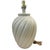 Postmodern Vintage 80s Beige Plaster Swirl Table Lamp Postmodern For Sale - Image 3 of 8