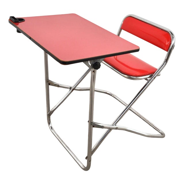 Folding School Desk by Giocattoli Giacomelli, 1970s For Sale