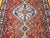 Textile Vintage Persian Shiraz Tribal Area Rug, Hand-Knotted Wool, Geometric Pattern, Red & Ivory, 5x10 For Sale - Image 7 of 13