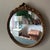 Vintage Round Bow and Ribbon Wall Mirror With Gold and Red Finish For Sale - Image 10 of 10