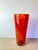 Mouth-blown glass vase by Henry Dean, a European glass house known for bold, hand-finished mottled colorways. This example...