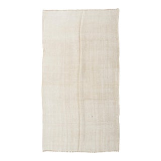 Vintage Modern Hemp Kilim Rug - 5`3″ X 10`0″ Ft. For Sale
