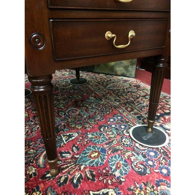 Wood Vintage Executive Desk, Kittinger Furniture, George Washington Style Desk For Sale - Image 7 of 15