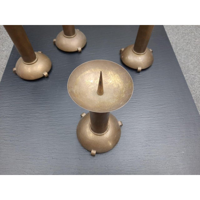 Art Deco Candlesticks, 1930s, Set of 4 For Sale - Image 4 of 8