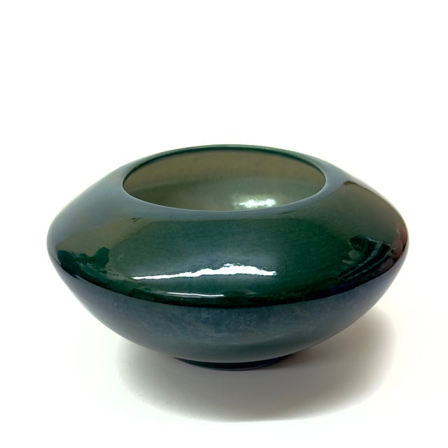 Symphony in Green Ceramic Vase Curation - Group of 5 For Sale - Image 13 of 15