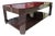Felix Coffee Table - Bordeaux Red/Chocolate For Sale