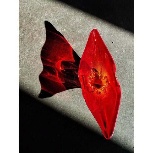 Glass Decorative Glass Fruit Bowls attributed to Josef Hospodka, Former Czechoslovakia, 1970s, Set of 4 For Sale - Image 7 of 10