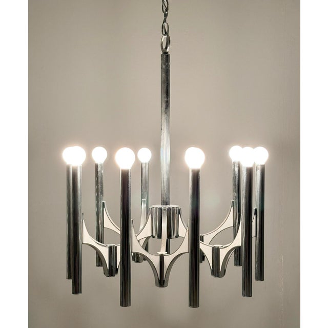 Mid-Century Chandelier by Gaetano Sciolari, Italy, 1960s For Sale - Image 17 of 18