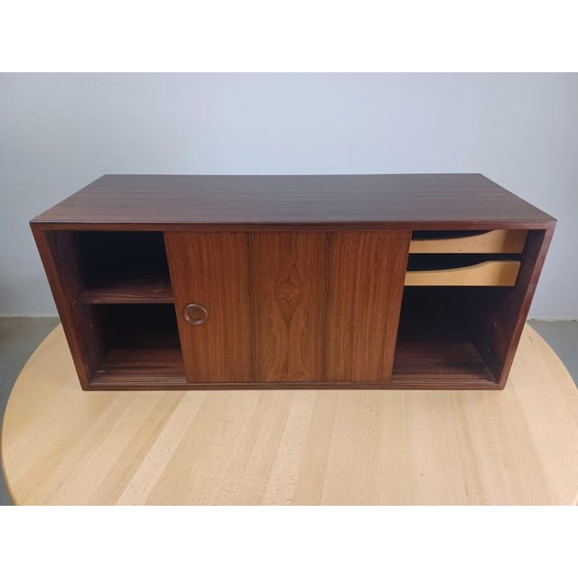 Restored Rosewood Wall Unit by Kai Kristiansen for FM For Sale - Image 11 of 16