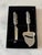 Late 20th Century Vintage Arthur Court Cheese Knife Set With Rabbit Handles For Sale - Image 5 of 7