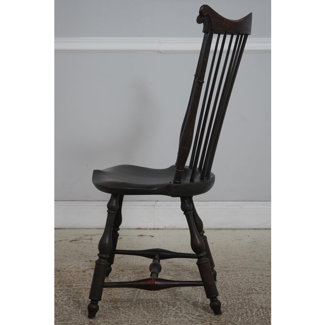 Traditional Set of 6 Dr Dimes Windsor Dining Chairs For Sale - Image 3 of 18