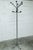 Vintage 1960s rotating industrial coat rack with 12 chrome hooks and plastic half-spheres. The chrome is clean, and the...