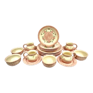 Vintage 1970s Marshall Pottery Stoneware Service for Four - 20 Pieces