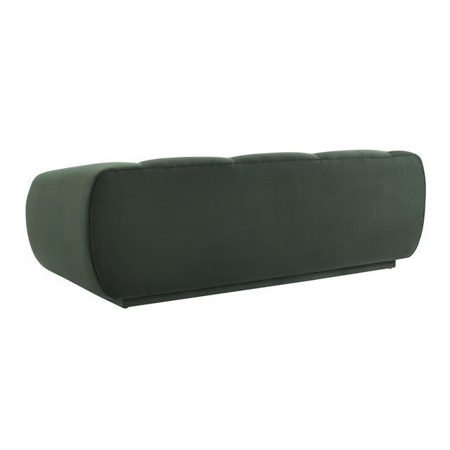 Emmet Forest Green Velvet Sofa Chairish