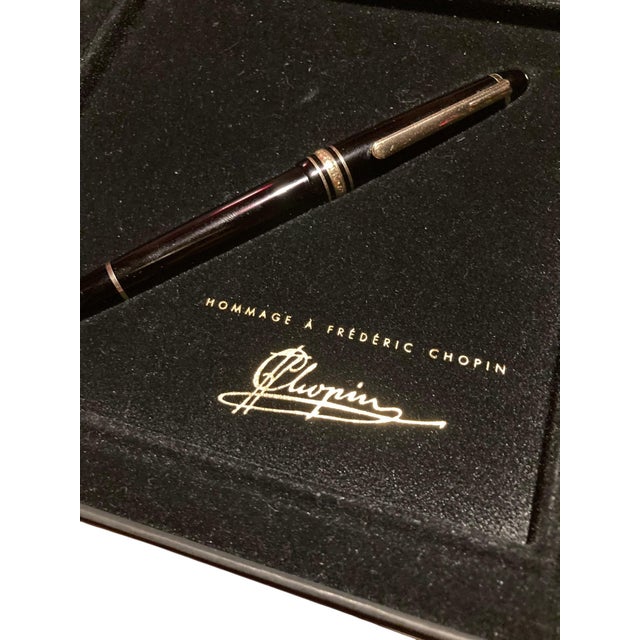 1990s Fountain Pen and CD Set attributed to Frederic Chopin for Mont Blanc, 1990s, Set of 2 For Sale - Image 5 of 11