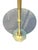Vintage Stiffel Brass Lotus Style Floor Lamp With Glass Table For Sale - Image 9 of 11