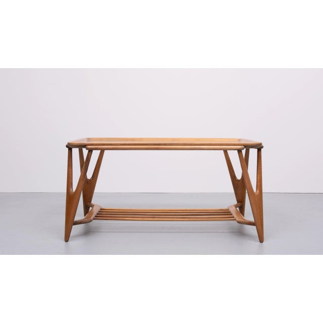 Mid-Century Modern Coffee Table attributed to Cesare Lacca, Italy, 1950s For Sale - Image 3 of 8