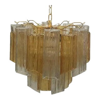 Striking Contemporary Murano Glass Sputnik Chandelier in Multicolor, Inspired by Mazzega Style For Sale