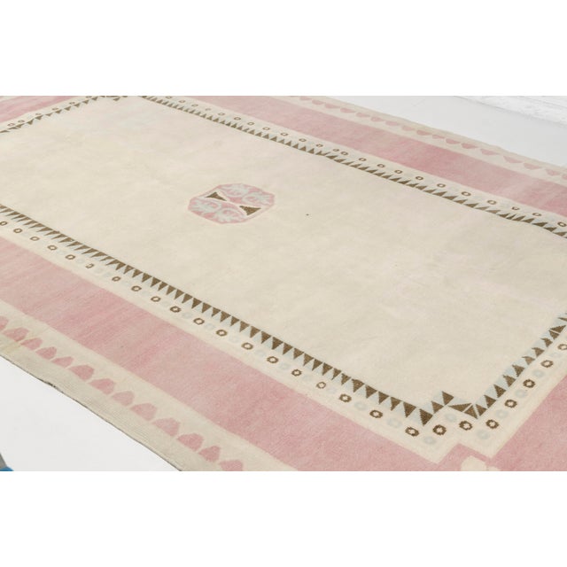 Authentic Vintage Turkish Rug, 8'4" X 5'3" For Sale - Image 6 of 10
