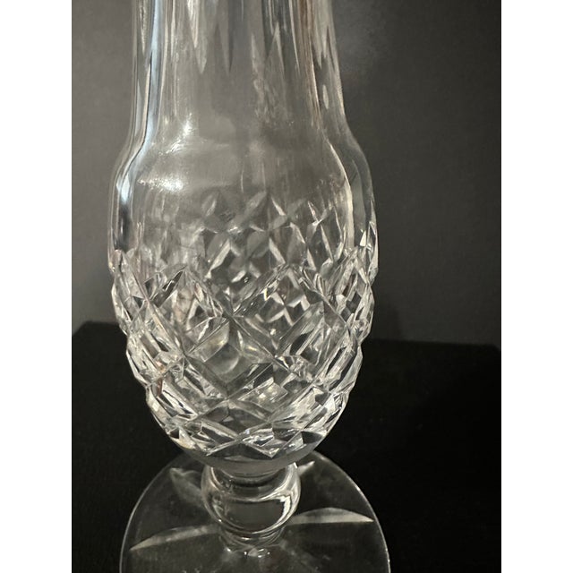 Lovely WATERFORD Crystal LISMORE Fluted Bud Vase 9 1/4".