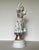 Figurative Herend Hand-Painted Porcelain Hungarian Female Dancer Figurine With Floral Dress & Gold Headdress For Sale - Image 3 of 7