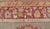 Red Turkish Oushak Vintage Rug With Floral Medallion Design in Red and Light Blue For Sale - Image 8 of 13