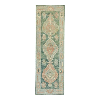 Turkish Oushak Runner Rug 2'10" x 8'8" For Sale