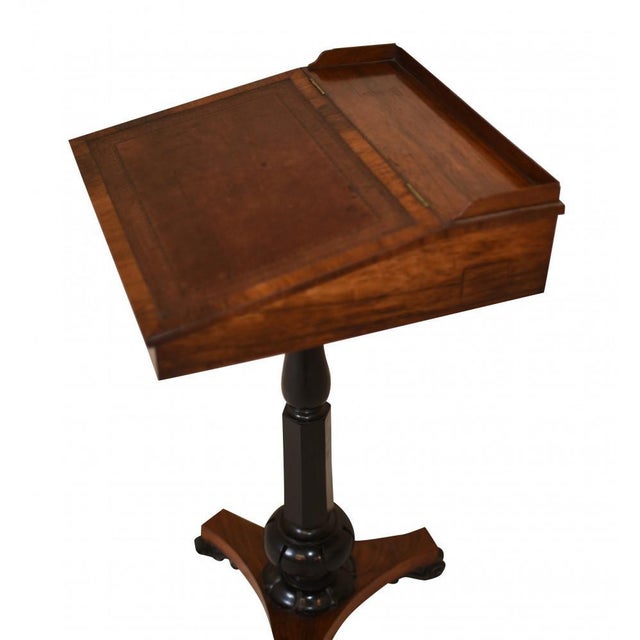 Victorian Brown Students Desk For Sale - Image 4 of 15