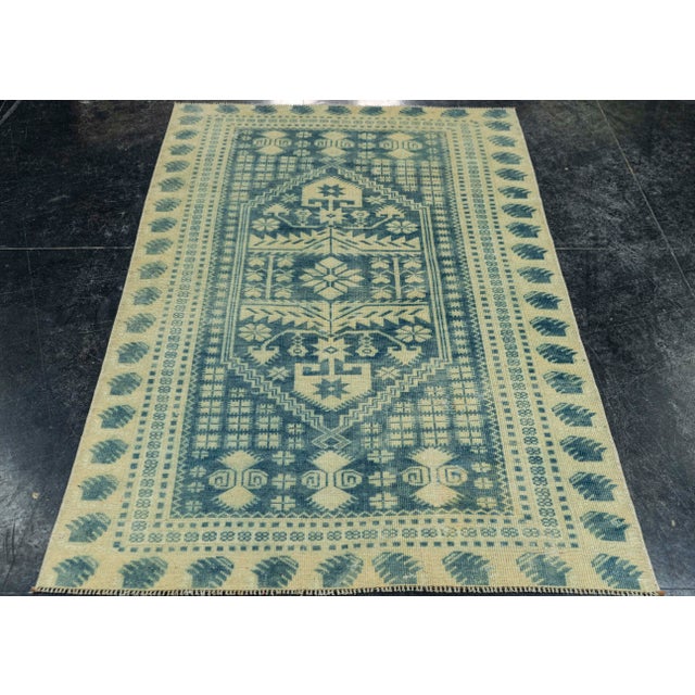 Turkish Vintage Rug 3'5" x 5'3" #20706 Explore a curated collection of hallway runners, wool rugs, and handmade...