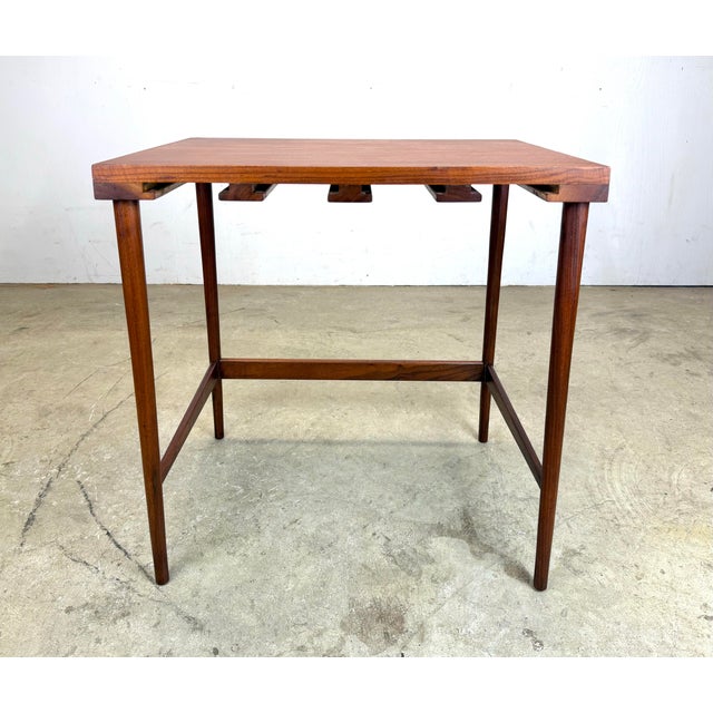 A gorgeous side table designed by Bertha Schaefer for M. Singer & Sons in 1952 and produced in Italy for the Singer Modern...