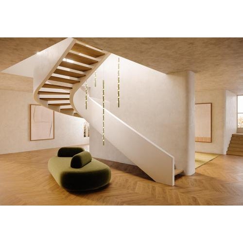 Contemporary Lucy Large Linear Green Aluminum Pendant Lamp by JSPR For Sale - Image 3 of 10